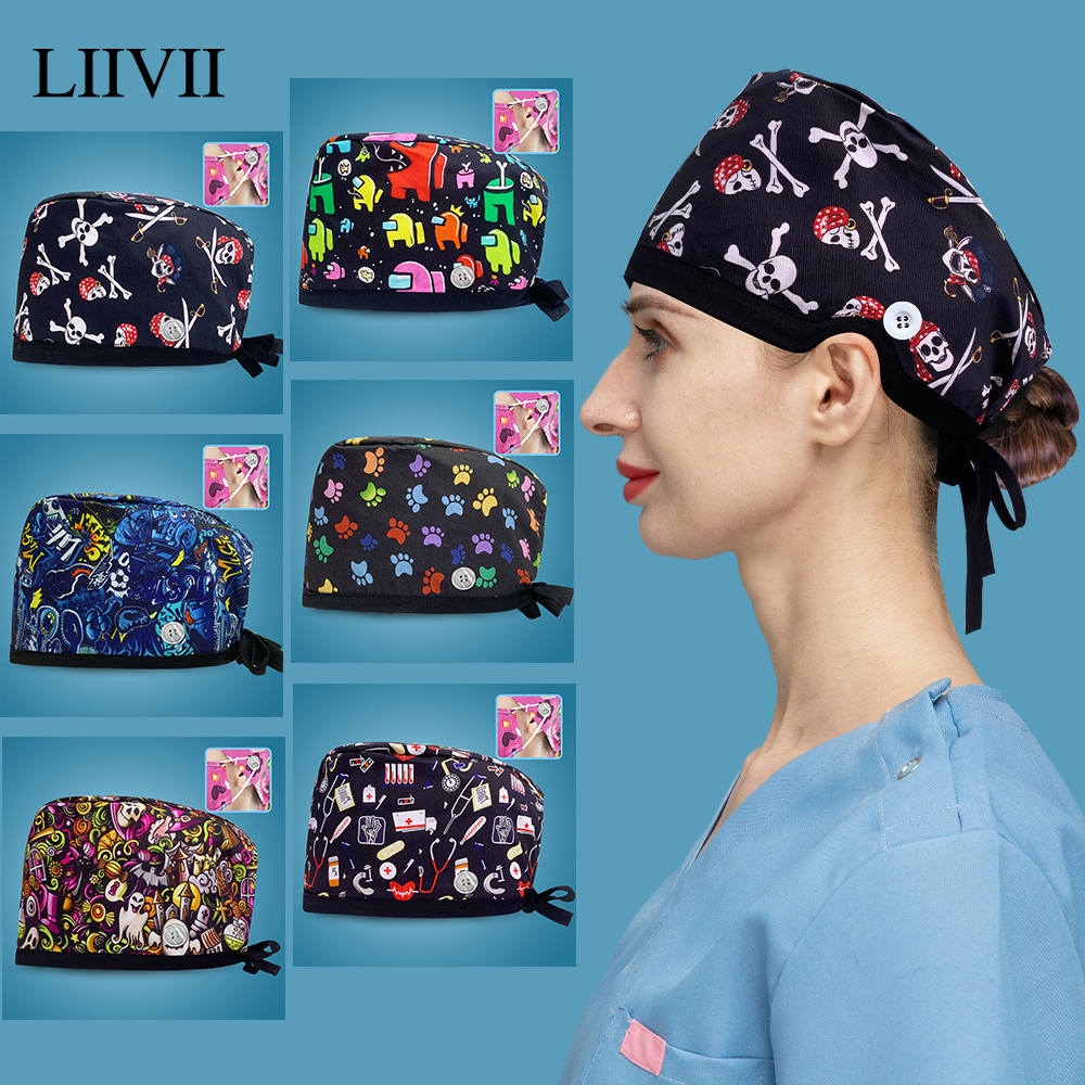 Scrubs Cap Adjustable Tie Nurs – обзор и цена Medical Lab Science