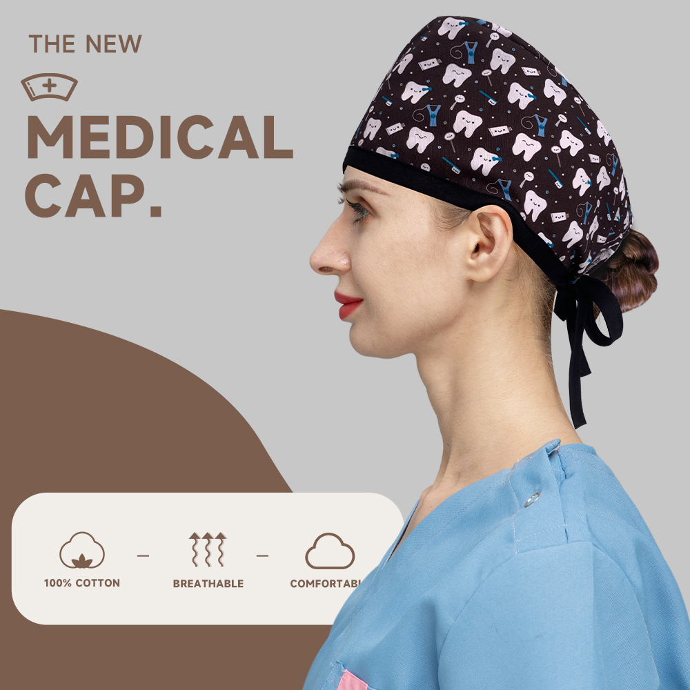 Scrubs Cap Adjustable Tie Nurs – обзор и цена Medical Lab Science