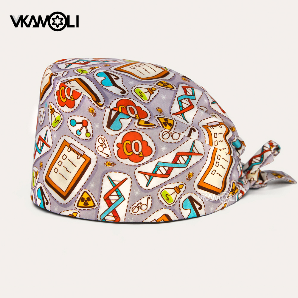 Scrub caps with heart pattern  – обзор и цена Medical Lab Science