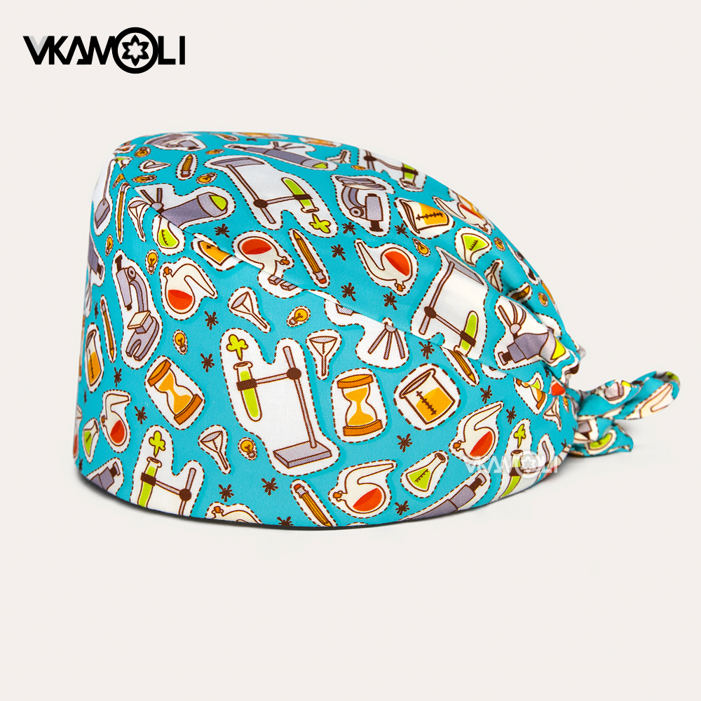 Scrub caps with heart pattern  – обзор и цена Medical Lab Science